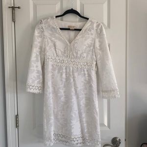 Micheal Kors white lace shift
